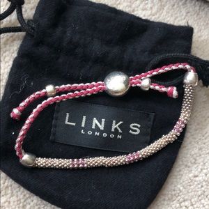 Links of London Effervescence Cord bracelet pink